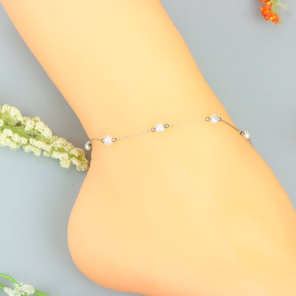 "Handmade Anklet – A Stylish Choice for Women, Thoughtful Gift Idea, EVCH1148 - Picture 8 of 10